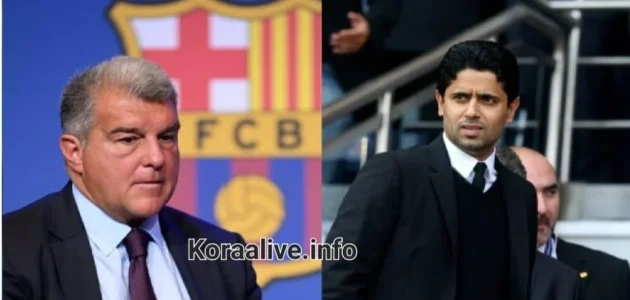 50 مليون يورو عرض من باريس سان جيرمان لنجمي برشلونة ولابورتا يصر على الشرط الجزائي
